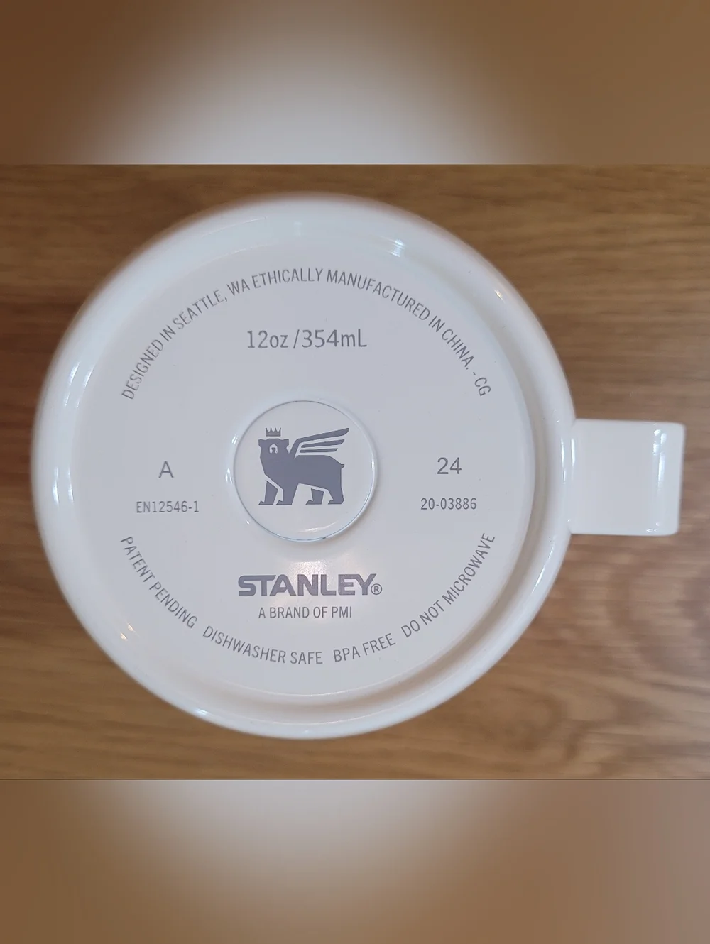 Stanley 12 Oz. Insulated Classic Legendary Camp Mug In Cream Gloss